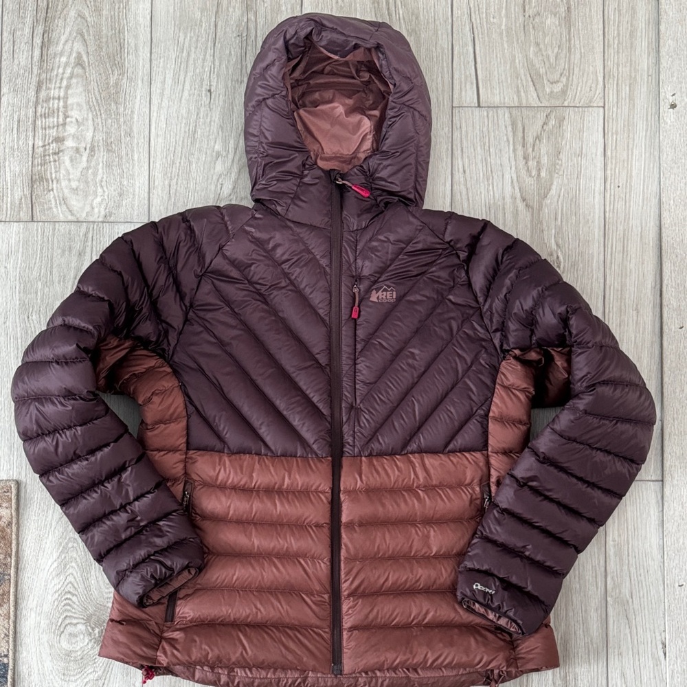 REI women’s purple and mauve Puffer Jacket